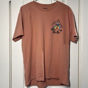 Stance The Crew T-Shirt L Dusty Rose Celebrate Different Graphic Tee